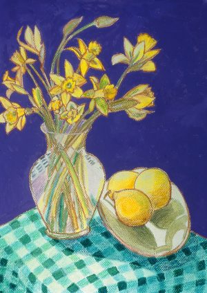 mixed media - Daffodils